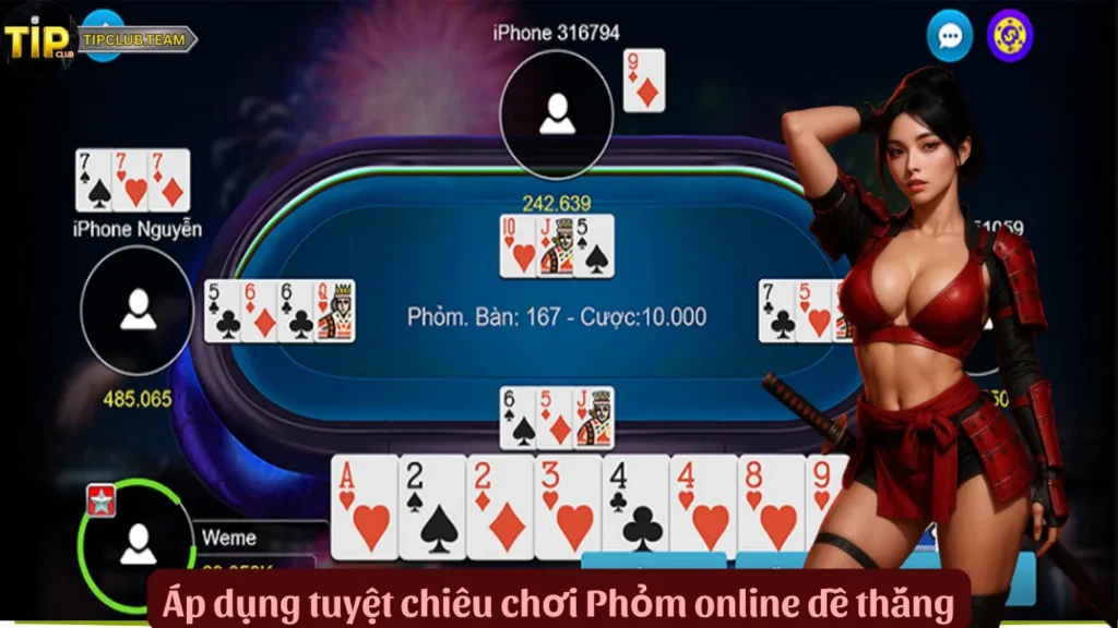 Áp dụng tuyệt chiêu chơi Phỏm online dễ thắng