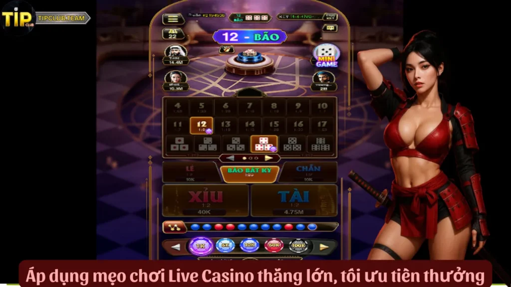Áp dụng mẹo chơi Live Casino thắng lớn, tối ưu tiền thưởng