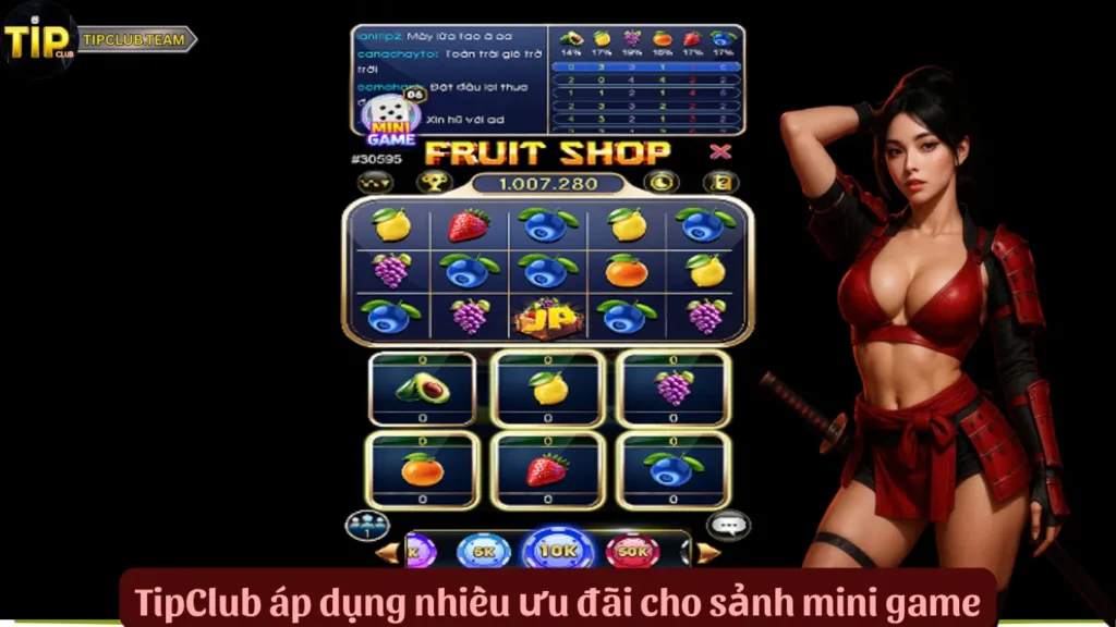 TipClub áp dụng nhiều ưu đãi cho sảnh mini game